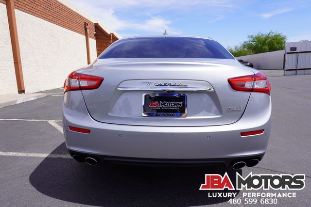 2015 Maserati Ghibli Sedan Silver over Red Carbon Fiber 22 Inch Wheels | MESA, AZ | JBA MOTORS 2015 Maserati Ghibli Sedan Silver over Red Carbon Fiber 22 Inch Wheels | MESA, AZ | JBA MOTORS