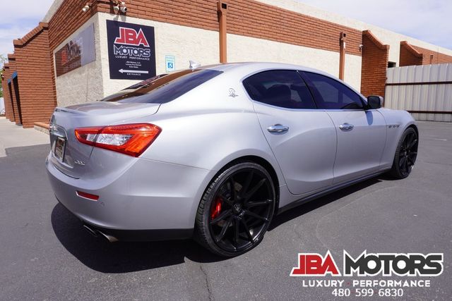 2015 Maserati Ghibli Sedan Silver over Red Carbon Fiber 22 Inch Wheels | MESA, AZ | JBA MOTORS 2015 Maserati Ghibli Sedan Silver over Red Carbon Fiber 22 Inch Wheels | MESA, AZ | JBA MOTORS