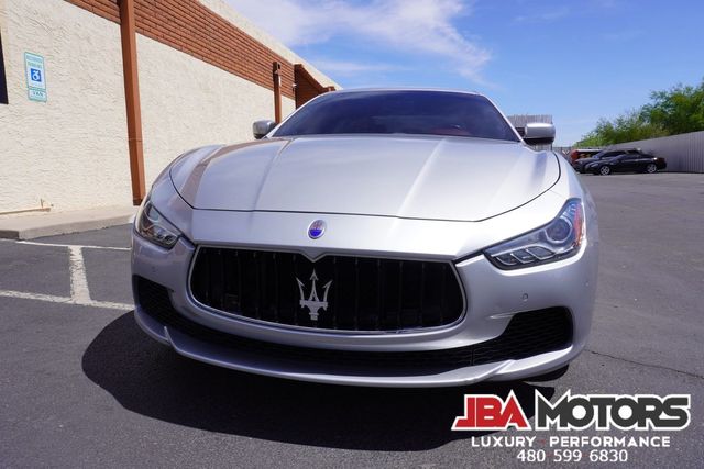 2015 Maserati Ghibli Sedan Silver over Red Carbon Fiber 22 Inch Wheels | MESA, AZ | JBA MOTORS 2015 Maserati Ghibli Sedan Silver over Red Carbon Fiber 22 Inch Wheels | MESA, AZ | JBA MOTORS