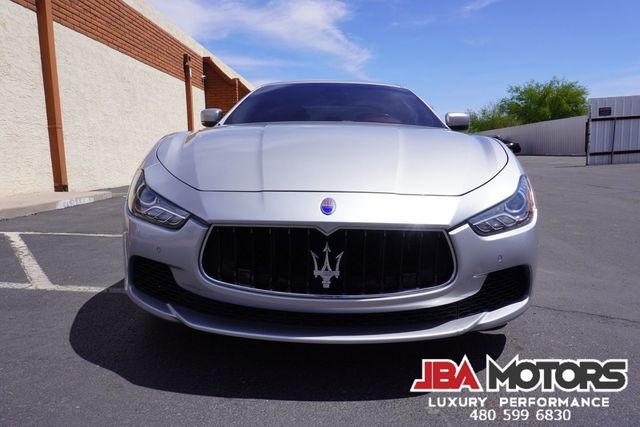 2015 Maserati Ghibli Sedan Silver over Red Carbon Fiber 22 Inch Wheels | MESA, AZ | JBA MOTORS 2015 Maserati Ghibli Sedan Silver over Red Carbon Fiber 22 Inch Wheels | MESA, AZ | JBA MOTORS