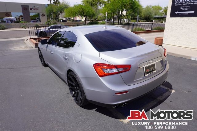 2015 Maserati Ghibli Sedan Silver over Red Carbon Fiber 22 Inch Wheels | MESA, AZ | JBA MOTORS 2015 Maserati Ghibli Sedan Silver over Red Carbon Fiber 22 Inch Wheels | MESA, AZ | JBA MOTORS