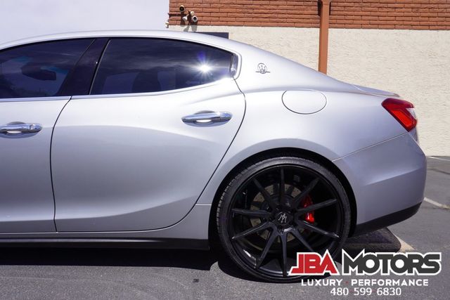 2015 Maserati Ghibli Sedan Silver over Red Carbon Fiber 22 Inch Wheels | MESA, AZ | JBA MOTORS 2015 Maserati Ghibli Sedan Silver over Red Carbon Fiber 22 Inch Wheels | MESA, AZ | JBA MOTORS