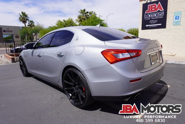 2015 Maserati Ghibli Sedan Silver over Red Carbon Fiber 22 Inch Wheels | MESA, AZ | JBA MOTORS 2015 Maserati Ghibli Sedan Silver over Red Carbon Fiber 22 Inch Wheels | MESA, AZ | JBA MOTORS