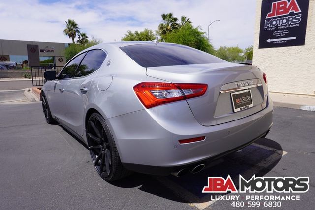2015 Maserati Ghibli Sedan Silver over Red Carbon Fiber 22 Inch Wheels | MESA, AZ | JBA MOTORS 2015 Maserati Ghibli Sedan Silver over Red Carbon Fiber 22 Inch Wheels | MESA, AZ | JBA MOTORS