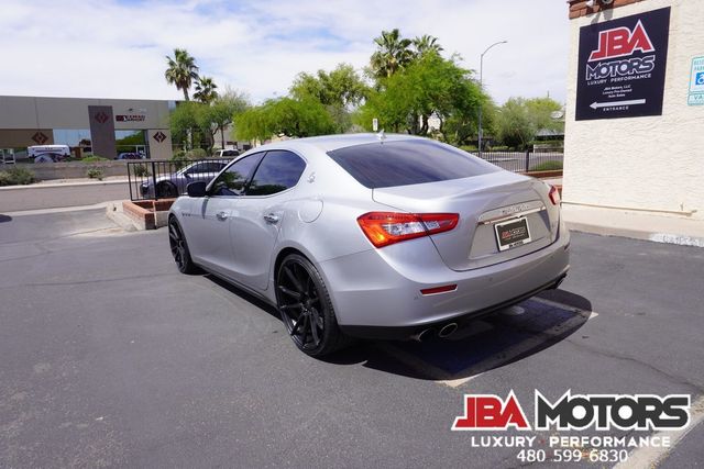 2015 Maserati Ghibli Sedan Silver over Red Carbon Fiber 22 Inch Wheels | MESA, AZ | JBA MOTORS 2015 Maserati Ghibli Sedan Silver over Red Carbon Fiber 22 Inch Wheels | MESA, AZ | JBA MOTORS
