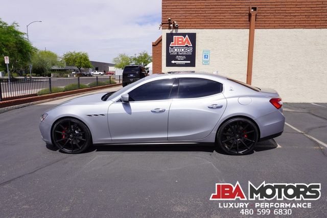 2015 Maserati Ghibli Sedan Silver over Red Carbon Fiber 22 Inch Wheels | MESA, AZ | JBA MOTORS 2015 Maserati Ghibli Sedan Silver over Red Carbon Fiber 22 Inch Wheels | MESA, AZ | JBA MOTORS