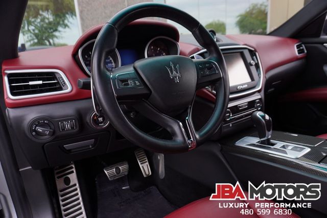 2015 Maserati Ghibli Sedan Silver over Red Carbon Fiber 22 Inch Wheels | MESA, AZ | JBA MOTORS 2015 Maserati Ghibli Sedan Silver over Red Carbon Fiber 22 Inch Wheels | MESA, AZ | JBA MOTORS