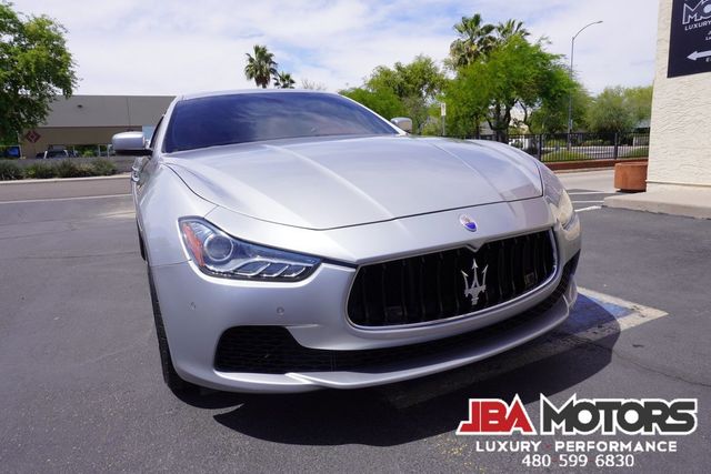 2015 Maserati Ghibli Sedan Silver over Red Carbon Fiber 22 Inch Wheels | MESA, AZ | JBA MOTORS 2015 Maserati Ghibli Sedan Silver over Red Carbon Fiber 22 Inch Wheels | MESA, AZ | JBA MOTORS