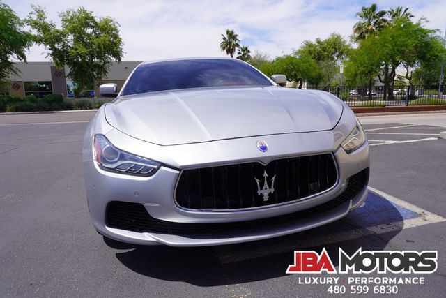 2015 Maserati Ghibli Sedan Silver over Red Carbon Fiber 22 Inch Wheels | MESA, AZ | JBA MOTORS 2015 Maserati Ghibli Sedan Silver over Red Carbon Fiber 22 Inch Wheels | MESA, AZ | JBA MOTORS