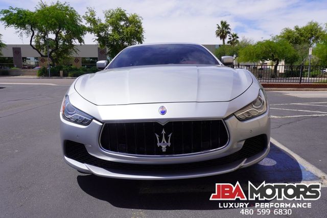 2015 Maserati Ghibli Sedan Silver over Red Carbon Fiber 22 Inch Wheels | MESA, AZ | JBA MOTORS 2015 Maserati Ghibli Sedan Silver over Red Carbon Fiber 22 Inch Wheels | MESA, AZ | JBA MOTORS