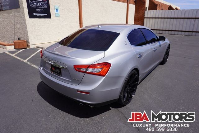 2015 Maserati Ghibli Sedan Silver over Red Carbon Fiber 22 Inch Wheels | MESA, AZ | JBA MOTORS 2015 Maserati Ghibli Sedan Silver over Red Carbon Fiber 22 Inch Wheels | MESA, AZ | JBA MOTORS