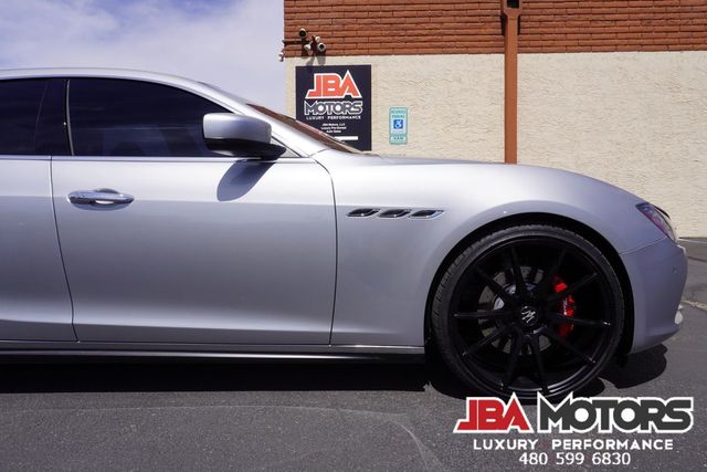 2015 Maserati Ghibli Sedan Silver over Red Carbon Fiber 22 Inch Wheels | MESA, AZ | JBA MOTORS 2015 Maserati Ghibli Sedan Silver over Red Carbon Fiber 22 Inch Wheels | MESA, AZ | JBA MOTORS