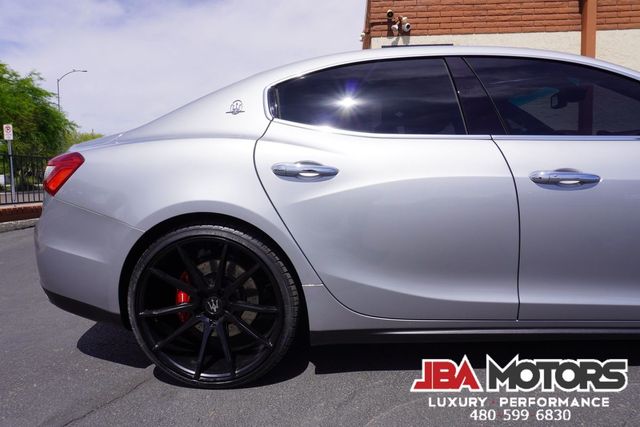 2015 Maserati Ghibli Sedan Silver over Red Carbon Fiber 22 Inch Wheels | MESA, AZ | JBA MOTORS 2015 Maserati Ghibli Sedan Silver over Red Carbon Fiber 22 Inch Wheels | MESA, AZ | JBA MOTORS