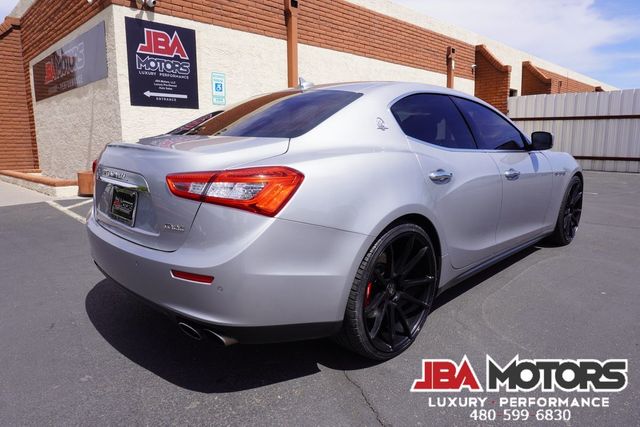 2015 Maserati Ghibli Sedan Silver over Red Carbon Fiber 22 Inch Wheels | MESA, AZ | JBA MOTORS 2015 Maserati Ghibli Sedan Silver over Red Carbon Fiber 22 Inch Wheels | MESA, AZ | JBA MOTORS