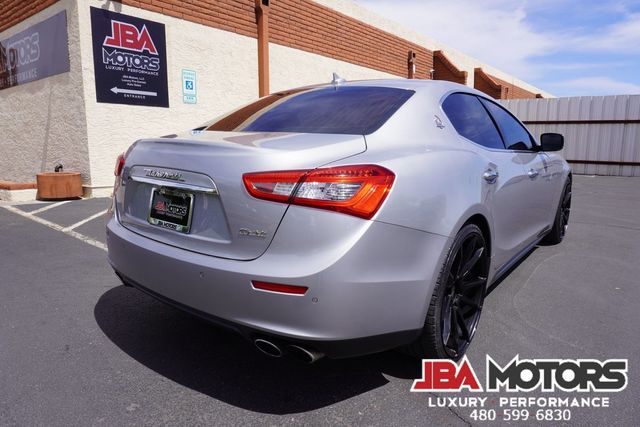 2015 Maserati Ghibli Sedan Silver over Red Carbon Fiber 22 Inch Wheels | MESA, AZ | JBA MOTORS 2015 Maserati Ghibli Sedan Silver over Red Carbon Fiber 22 Inch Wheels | MESA, AZ | JBA MOTORS