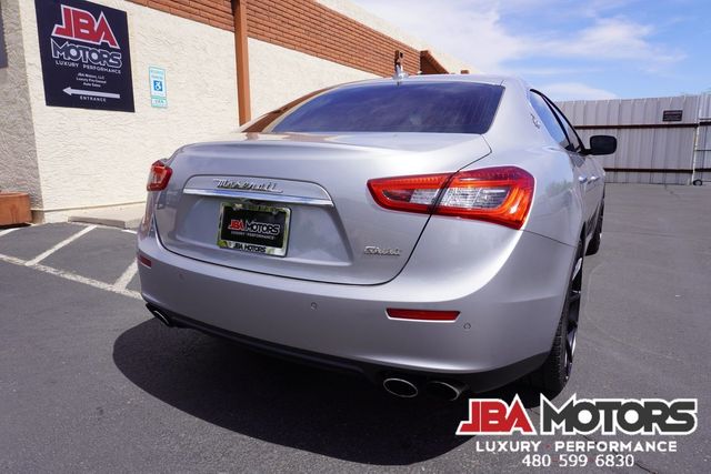 2015 Maserati Ghibli Sedan Silver over Red Carbon Fiber 22 Inch Wheels | MESA, AZ | JBA MOTORS 2015 Maserati Ghibli Sedan Silver over Red Carbon Fiber 22 Inch Wheels | MESA, AZ | JBA MOTORS