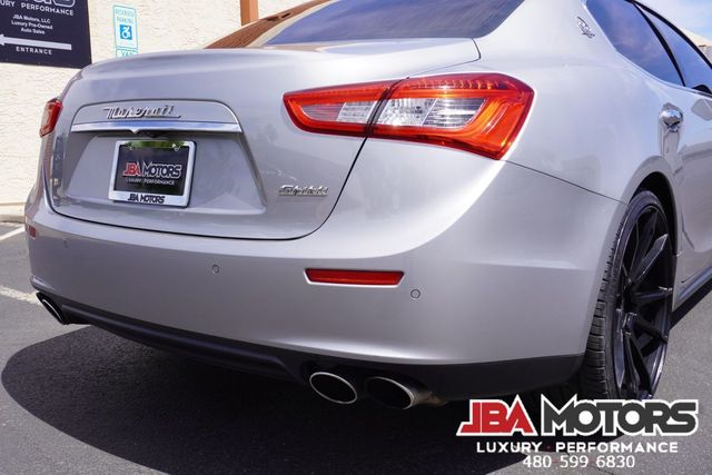 2015 Maserati Ghibli Sedan Silver over Red Carbon Fiber 22 Inch Wheels | MESA, AZ | JBA MOTORS 2015 Maserati Ghibli Sedan Silver over Red Carbon Fiber 22 Inch Wheels | MESA, AZ | JBA MOTORS