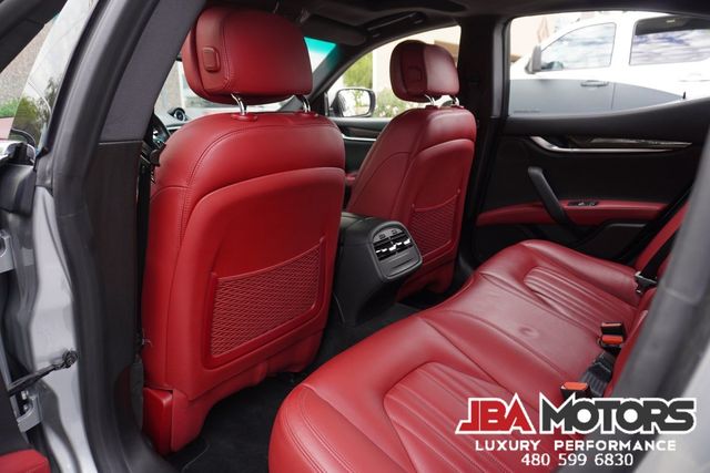 2015 Maserati Ghibli Sedan Silver over Red Carbon Fiber 22 Inch Wheels | MESA, AZ | JBA MOTORS 2015 Maserati Ghibli Sedan Silver over Red Carbon Fiber 22 Inch Wheels | MESA, AZ | JBA MOTORS