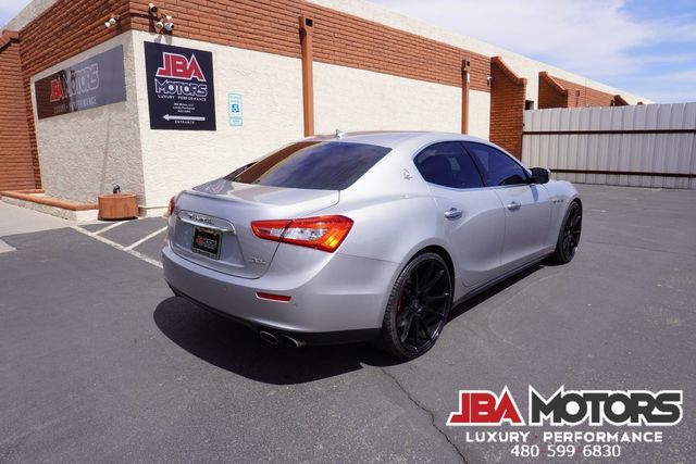 2015 Maserati Ghibli Sedan Silver over Red Carbon Fiber 22 Inch Wheels | MESA, AZ | JBA MOTORS 2015 Maserati Ghibli Sedan Silver over Red Carbon Fiber 22 Inch Wheels | MESA, AZ | JBA MOTORS