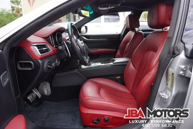2015 Maserati Ghibli Sedan Silver over Red Carbon Fiber 22 Inch Wheels | MESA, AZ | JBA MOTORS 2015 Maserati Ghibli Sedan Silver over Red Carbon Fiber 22 Inch Wheels | MESA, AZ | JBA MOTORS