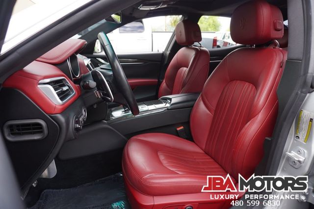 2015 Maserati Ghibli Sedan Silver over Red Carbon Fiber 22 Inch Wheels | MESA, AZ | JBA MOTORS 2015 Maserati Ghibli Sedan Silver over Red Carbon Fiber 22 Inch Wheels | MESA, AZ | JBA MOTORS