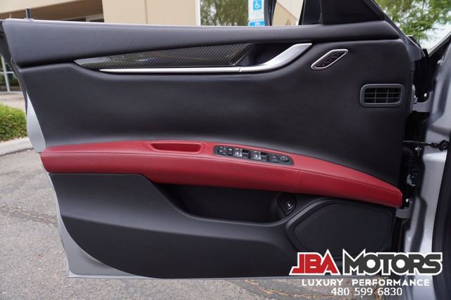 2015 Maserati Ghibli Sedan Silver over Red Carbon Fiber 22 Inch Wheels | MESA, AZ | JBA MOTORS 2015 Maserati Ghibli Sedan Silver over Red Carbon Fiber 22 Inch Wheels | MESA, AZ | JBA MOTORS