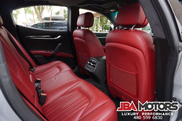 2015 Maserati Ghibli Sedan Silver over Red Carbon Fiber 22 Inch Wheels | MESA, AZ | JBA MOTORS 2015 Maserati Ghibli Sedan Silver over Red Carbon Fiber 22 Inch Wheels | MESA, AZ | JBA MOTORS
