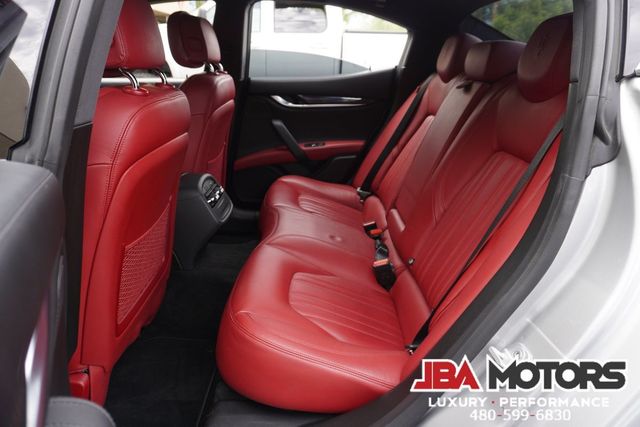 2015 Maserati Ghibli Sedan Silver over Red Carbon Fiber 22 Inch Wheels | MESA, AZ | JBA MOTORS 2015 Maserati Ghibli Sedan Silver over Red Carbon Fiber 22 Inch Wheels | MESA, AZ | JBA MOTORS