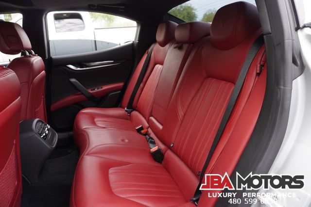 2015 Maserati Ghibli Sedan Silver over Red Carbon Fiber 22 Inch Wheels | MESA, AZ | JBA MOTORS 2015 Maserati Ghibli Sedan Silver over Red Carbon Fiber 22 Inch Wheels | MESA, AZ | JBA MOTORS