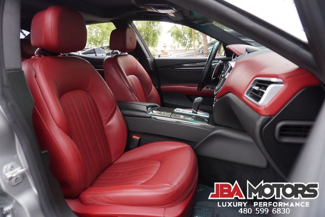 2015 Maserati Ghibli Sedan Silver over Red Carbon Fiber 22 Inch Wheels | MESA, AZ | JBA MOTORS 2015 Maserati Ghibli Sedan Silver over Red Carbon Fiber 22 Inch Wheels | MESA, AZ | JBA MOTORS