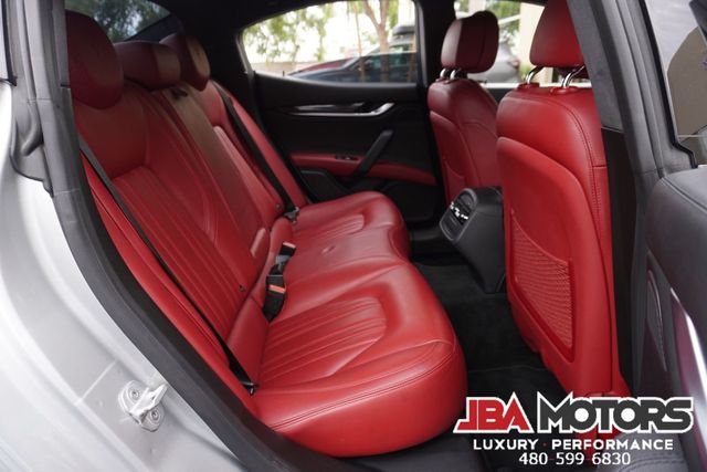 2015 Maserati Ghibli Sedan Silver over Red Carbon Fiber 22 Inch Wheels | MESA, AZ | JBA MOTORS 2015 Maserati Ghibli Sedan Silver over Red Carbon Fiber 22 Inch Wheels | MESA, AZ | JBA MOTORS