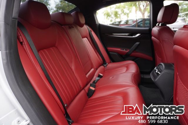 2015 Maserati Ghibli Sedan Silver over Red Carbon Fiber 22 Inch Wheels | MESA, AZ | JBA MOTORS 2015 Maserati Ghibli Sedan Silver over Red Carbon Fiber 22 Inch Wheels | MESA, AZ | JBA MOTORS