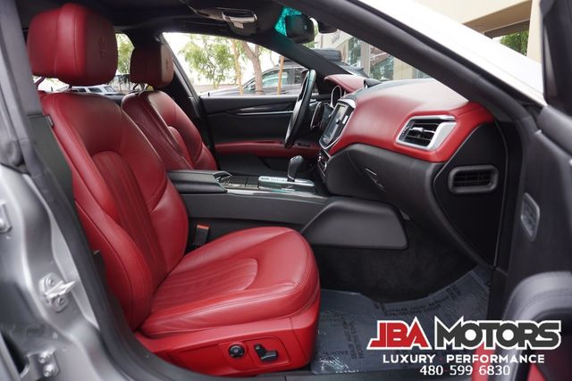 2015 Maserati Ghibli Sedan Silver over Red Carbon Fiber 22 Inch Wheels | MESA, AZ | JBA MOTORS 2015 Maserati Ghibli Sedan Silver over Red Carbon Fiber 22 Inch Wheels | MESA, AZ | JBA MOTORS