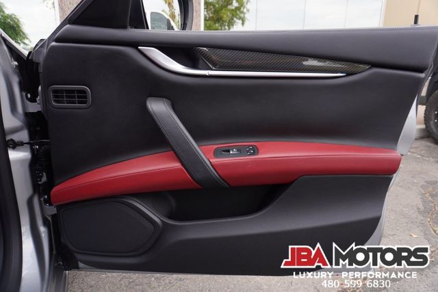 2015 Maserati Ghibli Sedan Silver over Red Carbon Fiber 22 Inch Wheels | MESA, AZ | JBA MOTORS 2015 Maserati Ghibli Sedan Silver over Red Carbon Fiber 22 Inch Wheels | MESA, AZ | JBA MOTORS