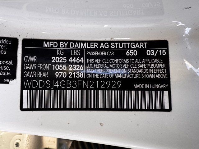 2015 Mercedes-Benz CLA 250 4MATIC