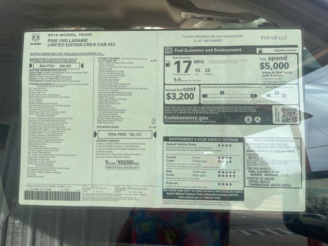 2015 Ram 1500 Laramie Limited