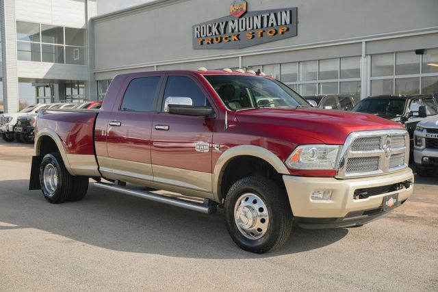 2015 Ram 3500 Laramie Longhorn 4X4 / SHORT BED DRW MEGA CAB | Austin, TX | Rocky Mountain Truck Stop Austin