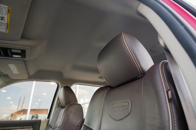 2015 Ram 3500 Laramie Longhorn 4X4 / SHORT BED DRW MEGA CAB | Austin, TX | Rocky Mountain Truck Stop Austin