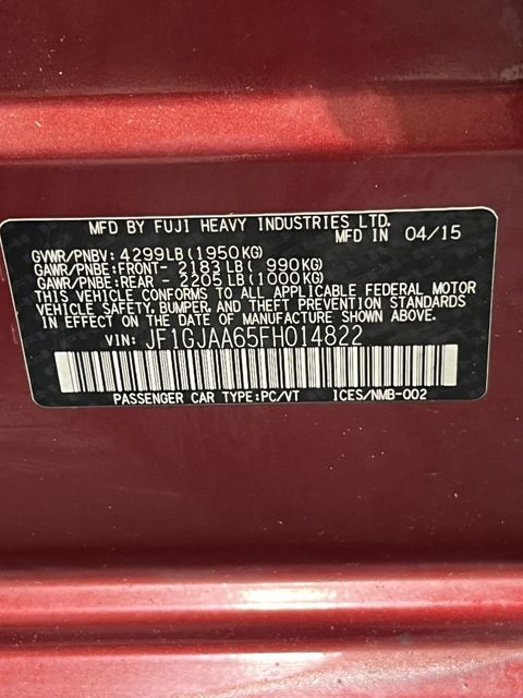 2015 Subaru Impreza 2.0i | Annapolis, MD | Annapolis Public Auto Auction