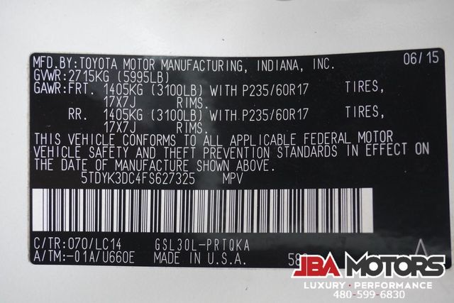 2015 Toyota Sienna XLE 8 Passenger Van Pearl White XLE Navigation PKG | MESA, AZ | JBA MOTORS