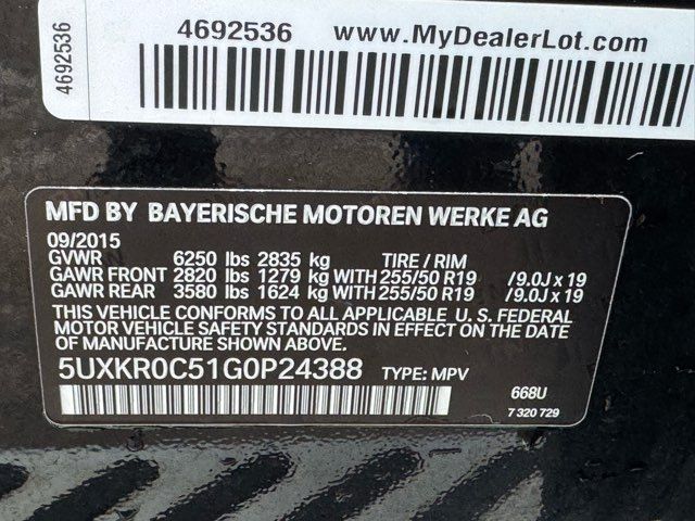 2016 BMW X5 xDrive35i