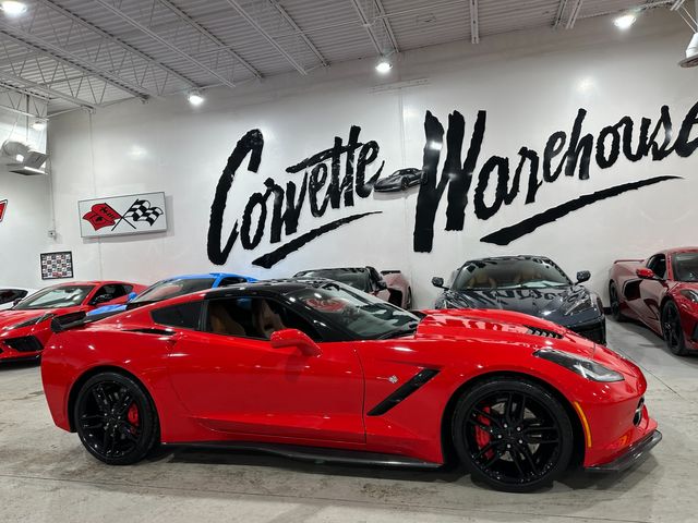 2016 Chevrolet Corvette Coupe 2LT, Z51, J6F, CF Skirts/Splitter, Glass, 6k | Dallas, Texas | Corvette Warehouse 