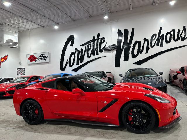2016 Chevrolet Corvette Coupe 2LT, Z51, J6F, CF Skirts/Splitter, Glass, 6k | Dallas, Texas | Corvette Warehouse 