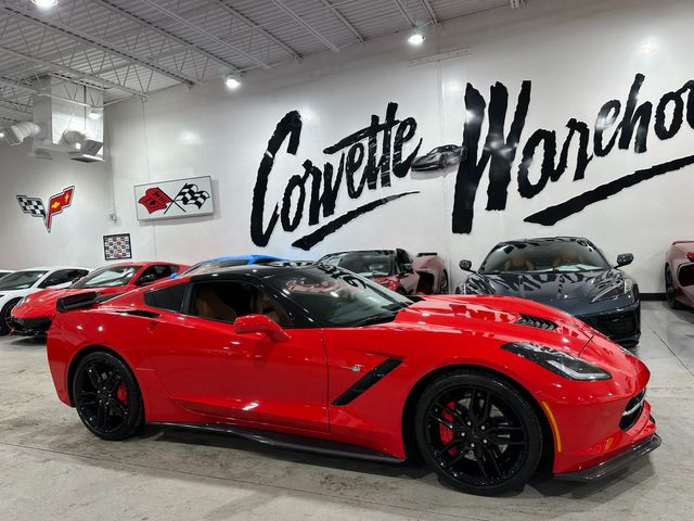 2016 Chevrolet Corvette Coupe 2LT, Z51, J6F, CF Skirts/Splitter, Glass, 6k | Dallas, Texas | Corvette Warehouse 