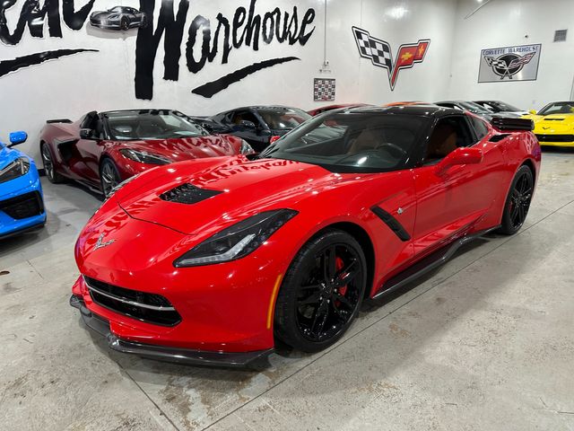 2016 Chevrolet Corvette Coupe 2LT, Z51, J6F, CF Skirts/Splitter, Glass, 6k | Dallas, Texas | Corvette Warehouse 