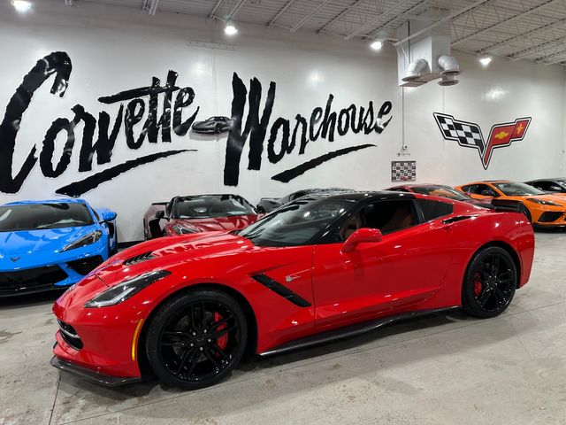 2016 Chevrolet Corvette Coupe 2LT, Z51, J6F, CF Skirts/Splitter, Glass, 6k | Dallas, Texas | Corvette Warehouse 