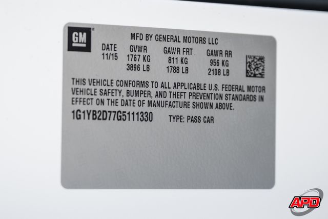 2016 Chevrolet Corvette Stingray 2016 Chevrolet Corvette Stingray