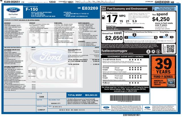 2016 Ford F-150 XLT 2016 Ford F-150 XLT