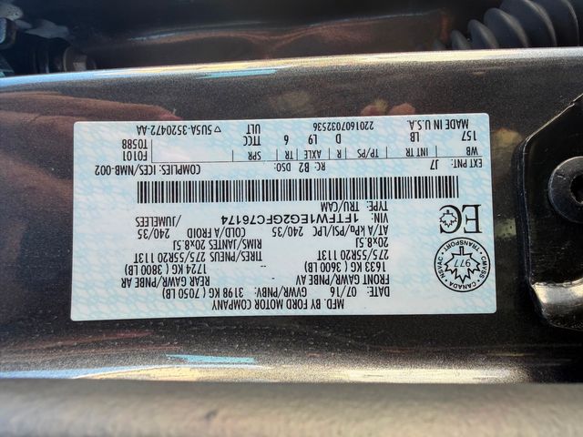 2016 Ford F-150 Lariat