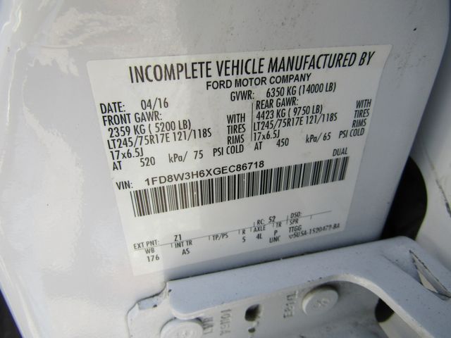 2016 Ford F350 Crew Cab 4x4 with 10' Stake Body and Lift Gate